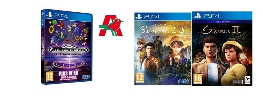 Les bons plans de la rédac' - SEGA + PS4 + Auchan = toujours 10€