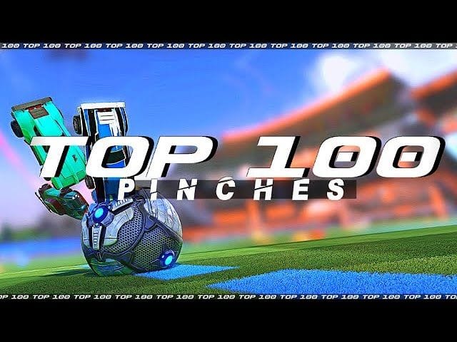 ROCKET LEAGUE TOP 100 PINCHES (BALL GOES BRR ZOOM ZOOM 😲)