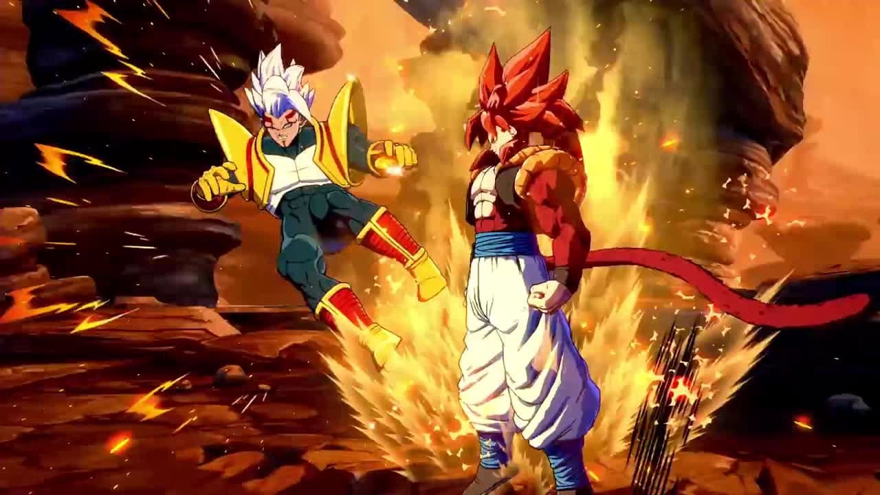 Bande-annonce Dragon Ball FighterZ : Gogeta SSJ4 prépare son arrivée - jeuxvideo.com