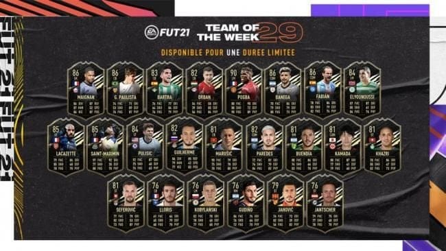 FIFA 21 : TOTW 29 : Pogba, Maignan, Paredes et Lacazette cartonnent - FIFA 21 - GAMEWAVE