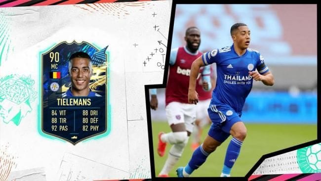 FUT 21 - Solution DCE - Youri Tielemans TOTS - FIFA 21 - GAMEWAVE