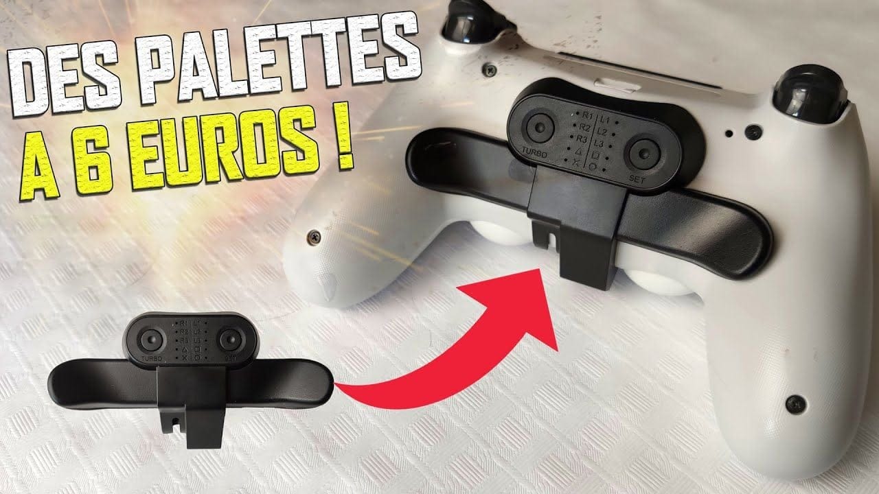DES PALETTES POUR MANETTE PS4 A 6 EUROS !