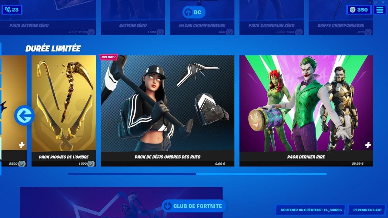 *OMBRES DES RUES* NOUVELLE BOUTIQUE FORTNITE du 21 MAI  (BOUTIQUE D'AUJOURDHUI)!