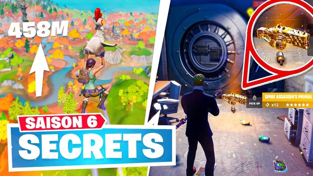 8 SECRETS & ASTUCES de la SAISON 6 sur Fortnite !