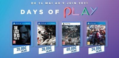 SOLDES PlayStation Days of Play : les exclusivités et jeux PS4, PS5 et PSVR en promo à prix cassé, en physique comme sur le Store !