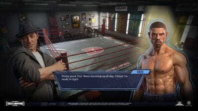 Big Rumble Boxing: Creed Champions, des images et un éditeur pour le jeu de boxe avec Rocky