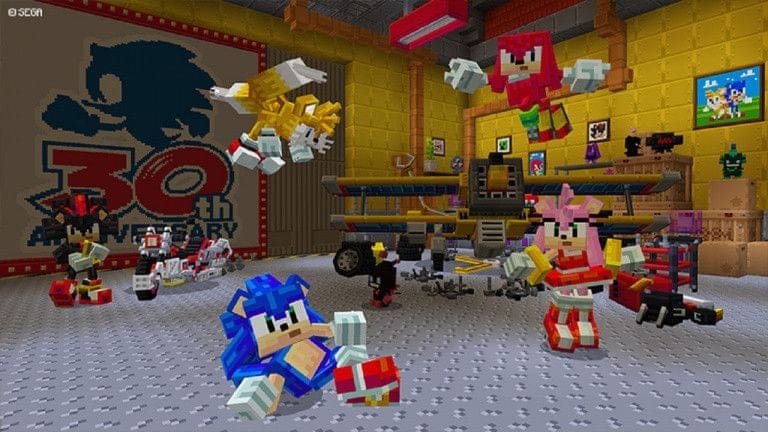 Minecraft : Sonic arrive à toute vitesse en tant que DLC !