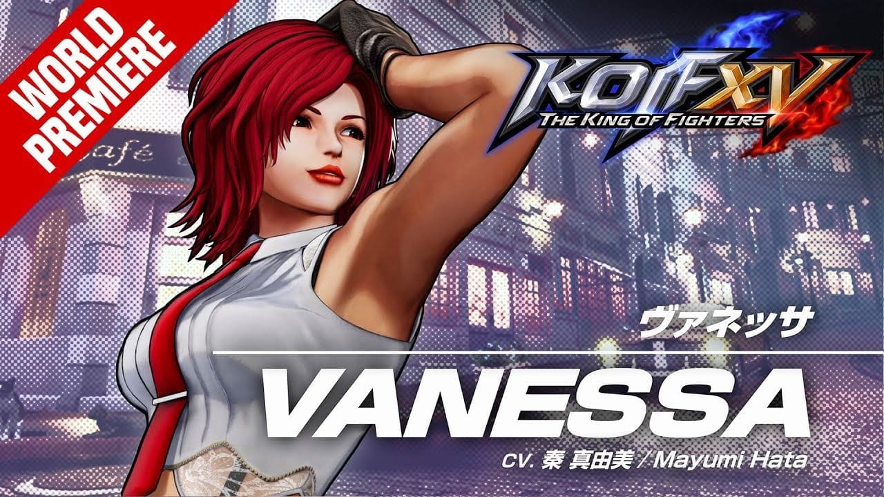 KOF XV : Trailer de VANESSA, l'agent secret de l'équipe ! - Otakugame.fr