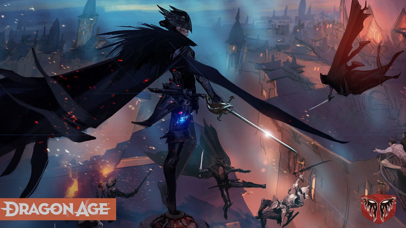 Un nouveau concept art de Dragon Age 4 montrant la Maison des Corbeaux