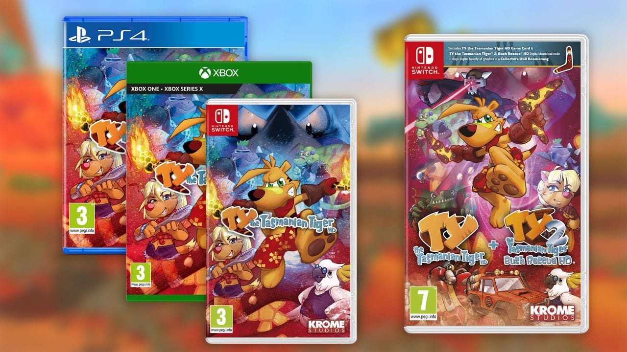 Une version physique pour Ty Le Tigre de Tasmanie HD  !