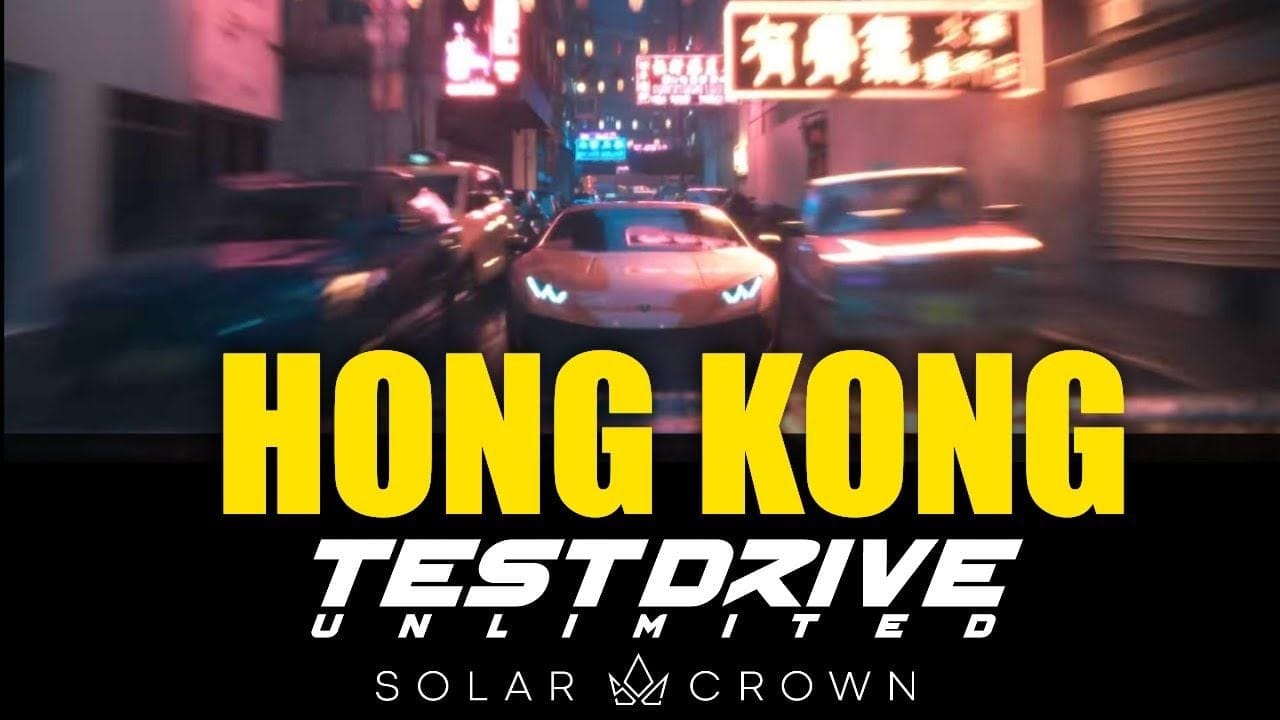 Un jeu de course dans Hong Kong ! Test Drive Unlimited Solar Crown, on décortique le trailer.