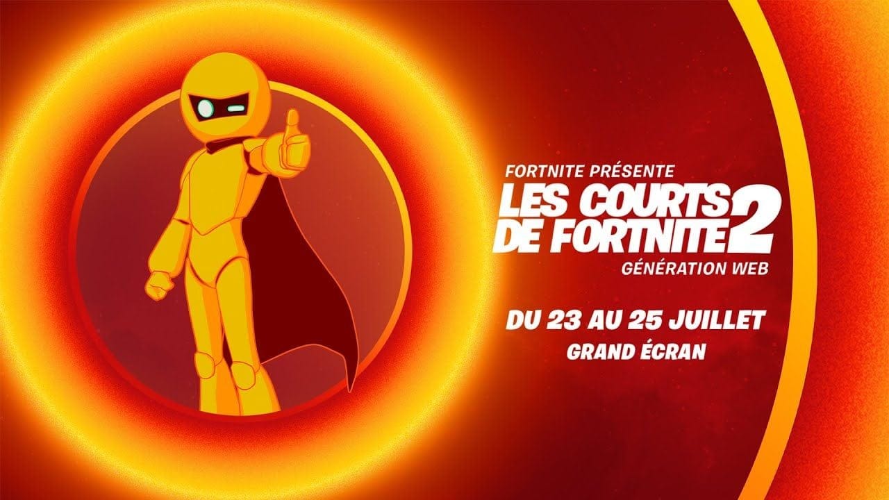 Fortnite va diffuser des courts-métrages dans le mode Fête Royale