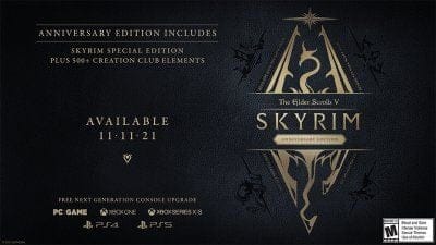 The Elder Scrolls V: Skyrim, nouveautés gratuites, Anniversary Edition avec du contenu inédit, concert virtuel et plus pour les 10 ans !