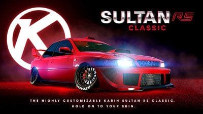 GTA Online : nouvelle Karin Sultan RS classique, épave remplie de trésors à explorer et plus encore cette semaine