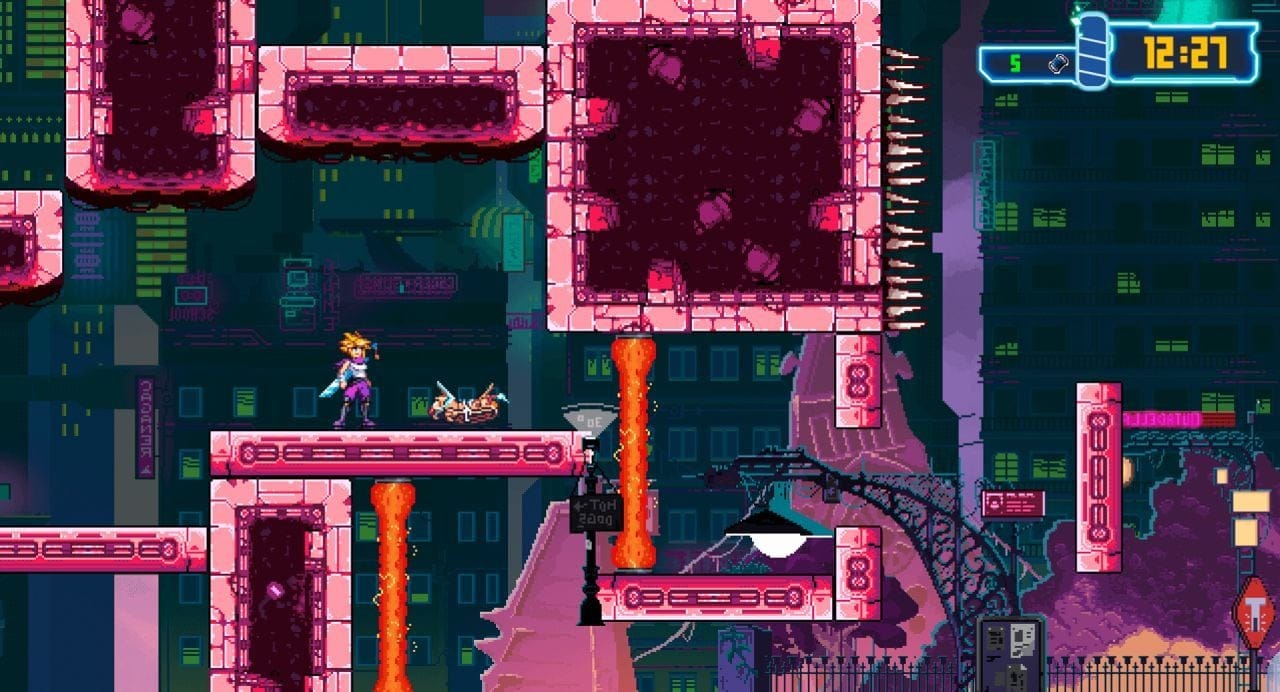 Aeon Drive : Le plateformer cyberpunk se téléporte le 30 septembre sur tous les supports !