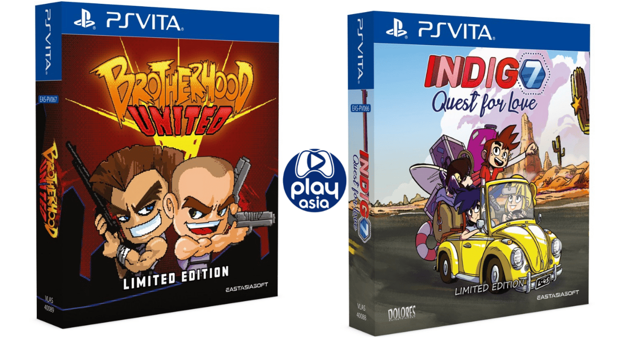 Brotherhood United et Indigo7 arrivent aujourd'hui en éditions physiques limitées sur PS Vita - Planète Vita