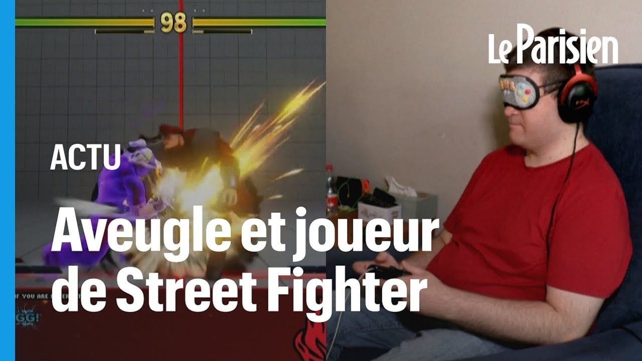 Aveugle, ce champion de Street Fighter affronte ses abonnés sur Twitch