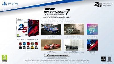 Gran Turismo 7 ouvre ses précommandes avec des bonus et une Édition 25e Anniversaire physique ou numérique