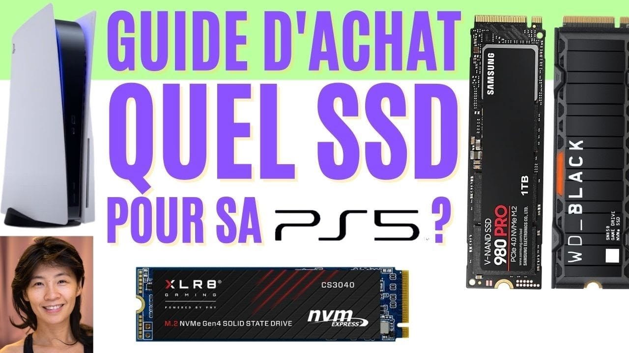 Quel SSD choisir pour sa PS5? Guide de celui qu'il vous faut (WDBlack Seagate Samsung Sabrent PNY..)