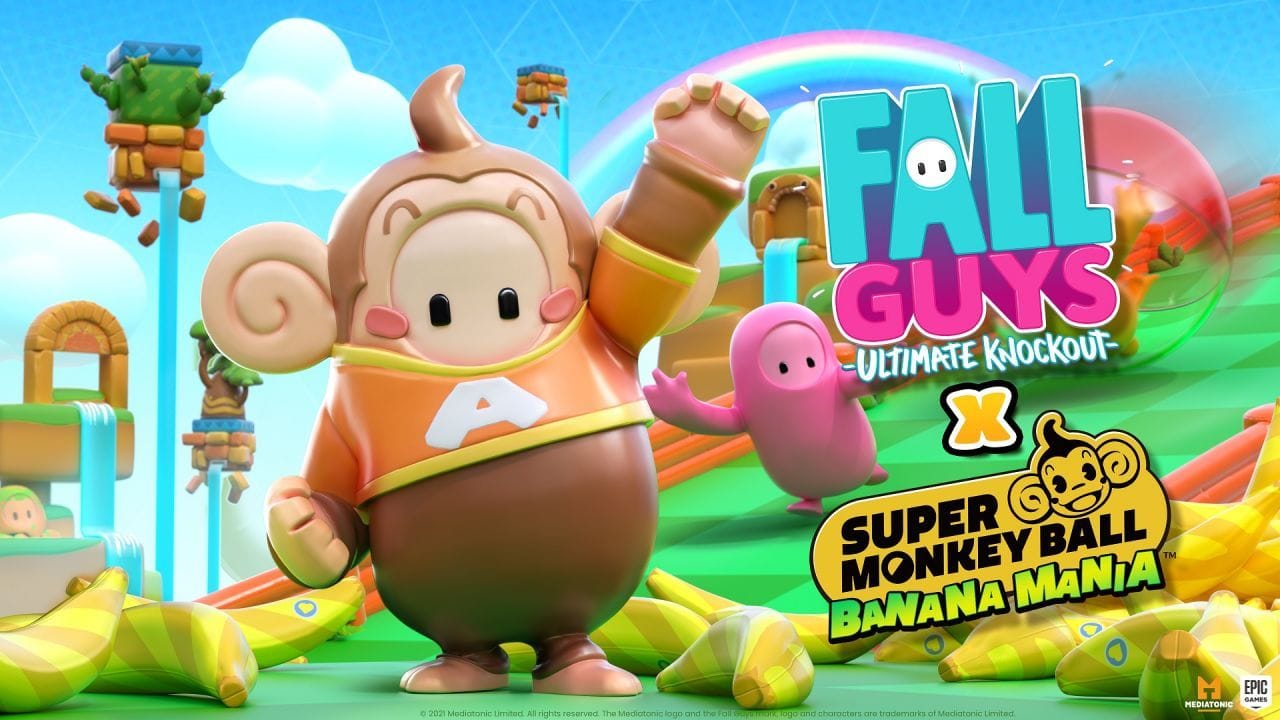Fall Guys : AiAi de Super Monkey Ball arrive dans la saison 5 !