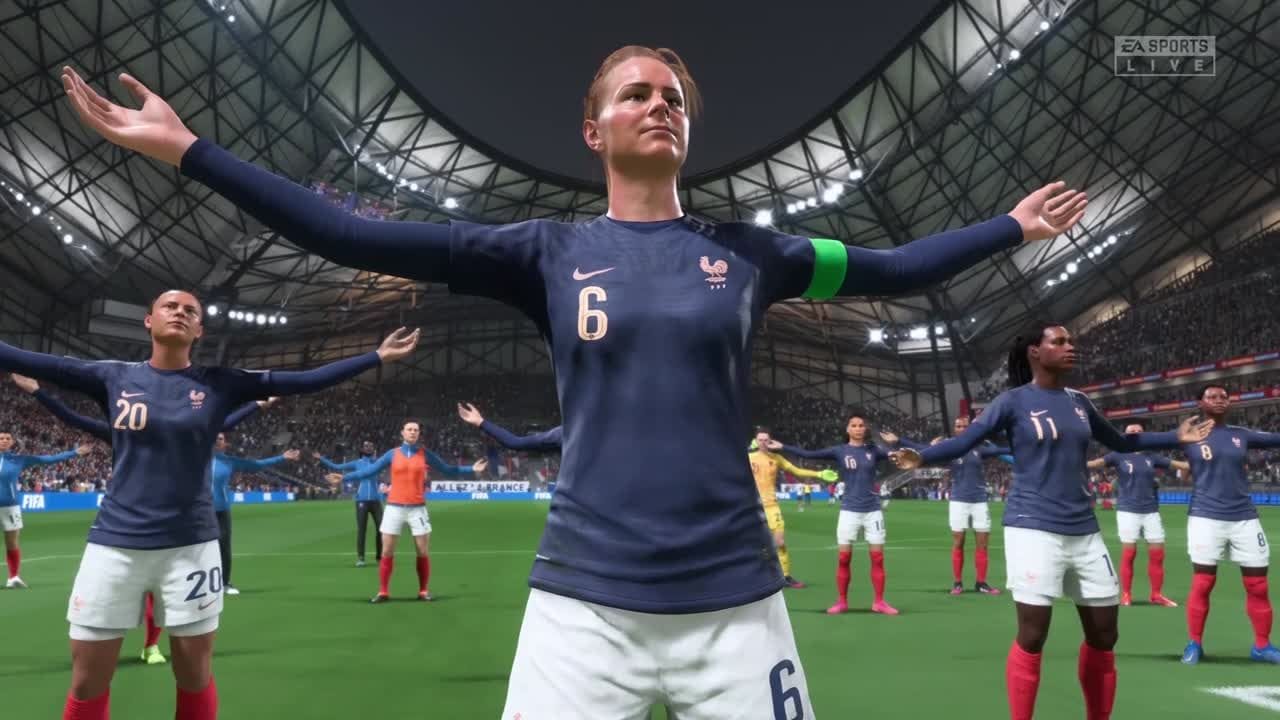 Gameplay FIFA 22 : Rencontre féminine entre la France et les États-Unis sur PS5 - jeuxvideo.com