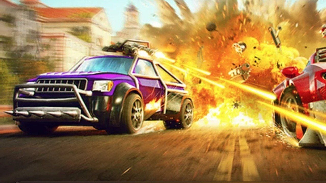 Le jeu de combat de véhicules de haut en bas « Gearshifters » accélère sur le commutateur demain