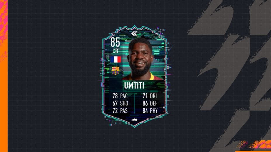 Solution DCE pour obtenir Umtiti Flashback moins cher sur FIFA 22