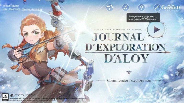 Genshin Impact 2.2, Aloy 5* dispo gratuitement sur PC / Mobiles : comment l'obtenir et compléter son event web ?