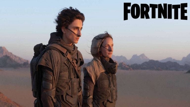 Fortnite : le film Dune débarque dans le jeu d’Epic Games, skins et objets inédits en approche