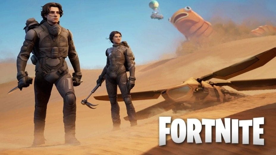 Les skins du film Dune arrivent sur Fortnite