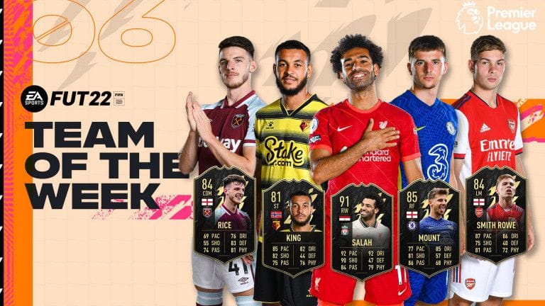 FIFA 22, FUT 22 - TOTW #6 : la sixième Équipe de la semaine dévoilée