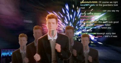 Marvel's Guardians of the Galaxy : les développeurs s'amusent de leur rickroll dans une vidéo avec Rick Astley