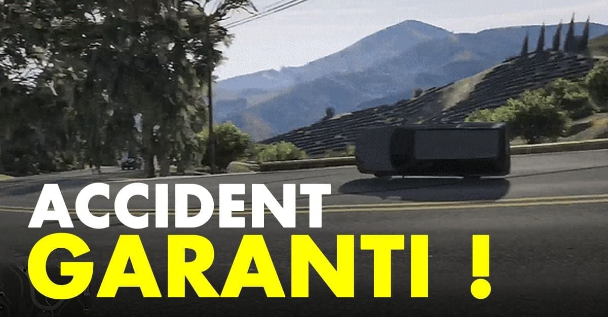 Tous les PNJ de GTA 5 ont des accidents sur cette route !…