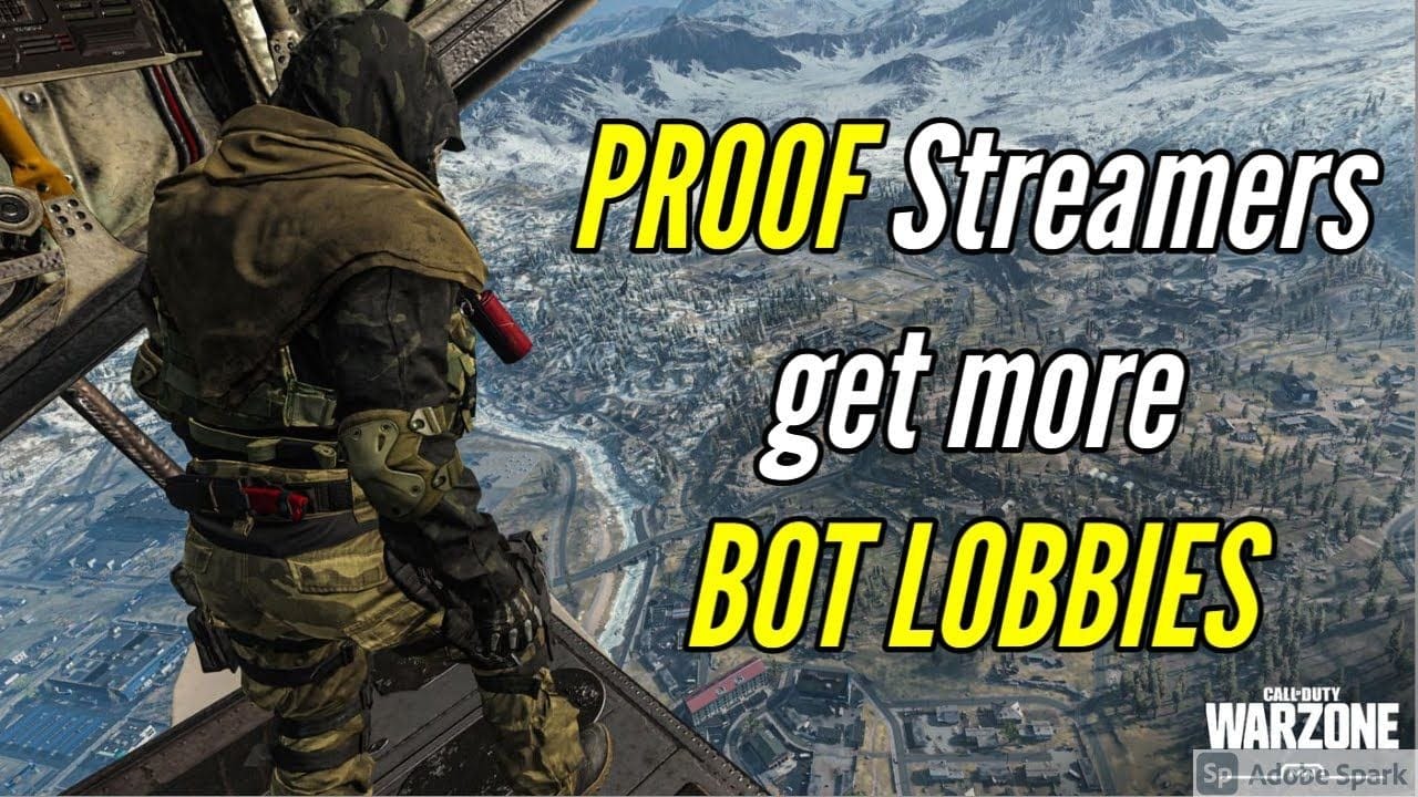 Des matchs plus faciles pour les streamers de Warzone ? Des stats le suggèrent