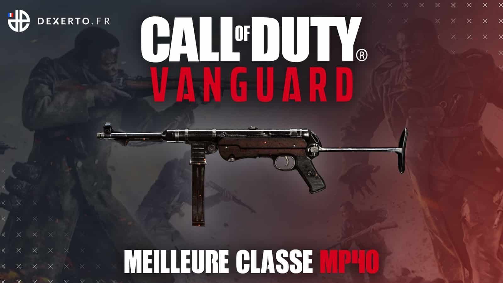 La meilleure classe de la MP-40 sur CoD: Vanguard - accessoires, atouts, guide