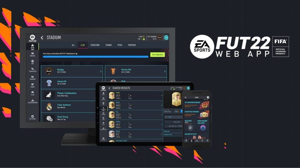 Apps FUT Web et FIFA Companion - FIFA 22 - Site officiel EA SPORTS