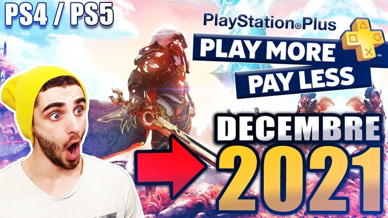 LES JEUX GRATUITS DU PS+ DE DÉCEMBRE 2021 ! DU LOURD !! (PS5 et PS4)