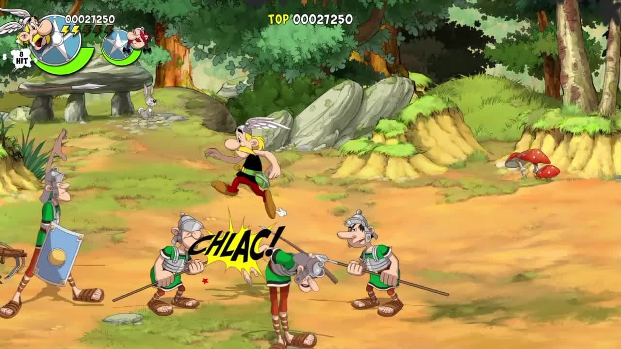 Gameplay Astérix & Obélix Baffez-les tous : les Romains n'ont qu'à bien se tenir ! - jeuxvideo.com