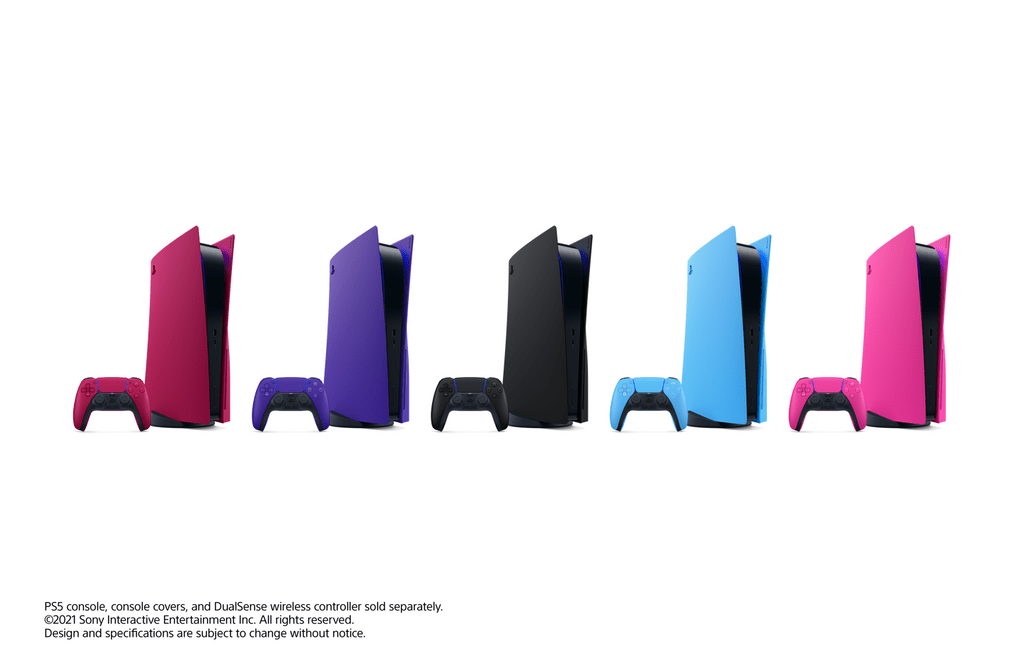 Sony dévoile les façades officielles PS5 et des coloris pour la DualSense