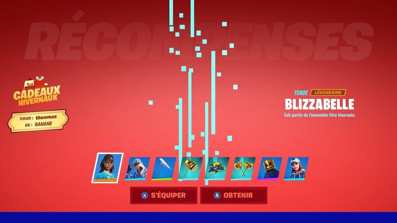 Avoir 3 SKINS & 14 OBJETS GRATUITS sur Fortnite 🎄
