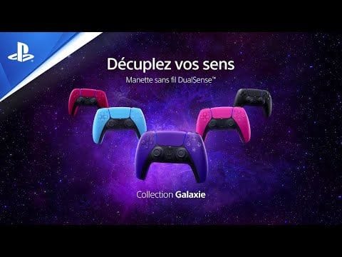 Manette sans fil DualSense - Coloris Galactic Purple, Starlight Blue et Nova Pink disponibles | PS5