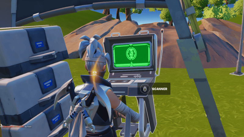 Guide Fortnite: Interagir avec un terminal d'ordinateur à un site de forage de l'équipe Taupe (Chapitre 3 Saison 1)