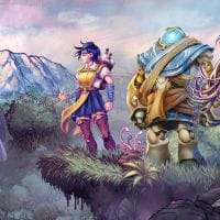 Reverie Knights Tactics, quatre personnages dans du T-RPG