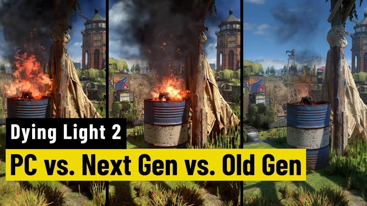 L'image du jour : Dying Light 2, le comparatif PS4, PS5, Xbox Series X/S, PC - Verdict