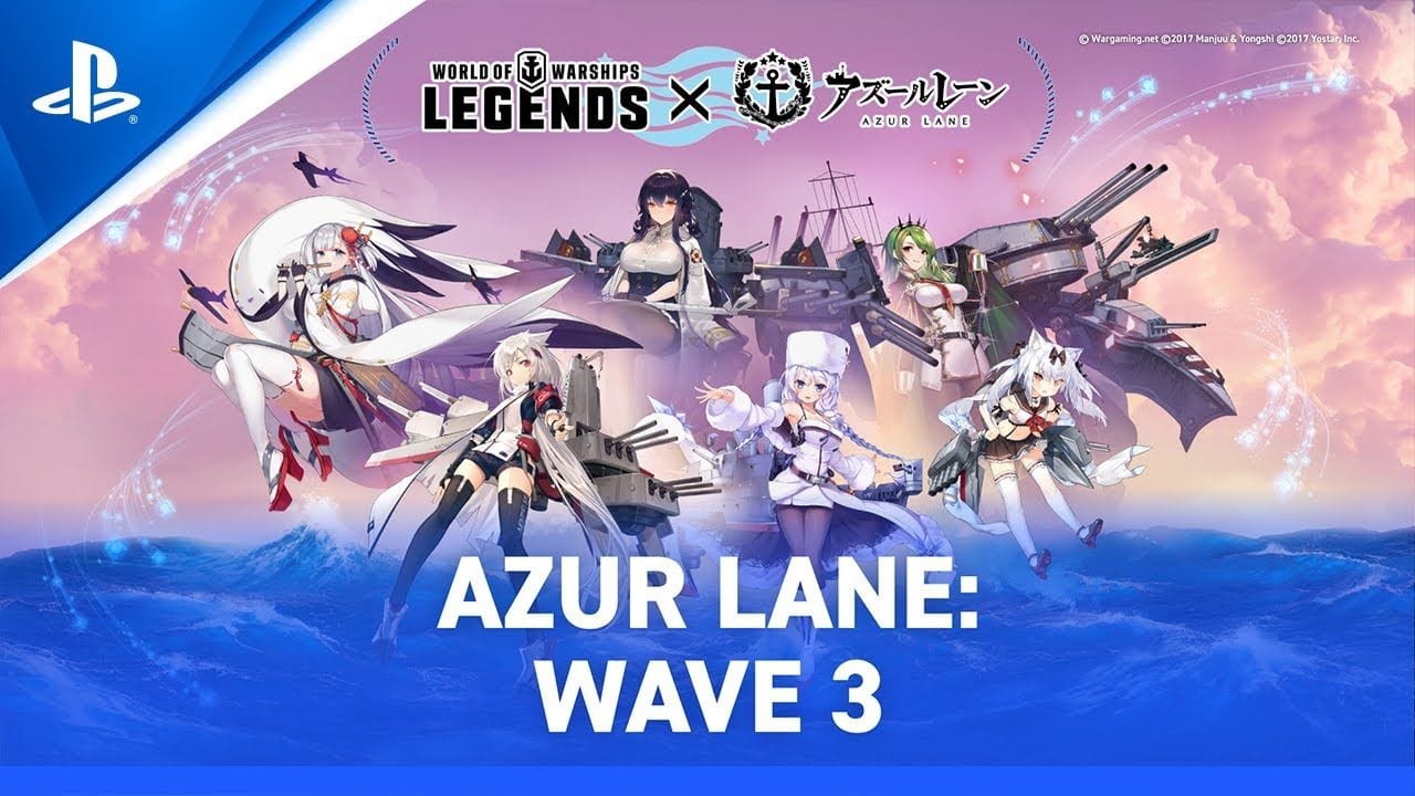 World of Warships: Legends – Azur Lane Wave III | PS5, PS4