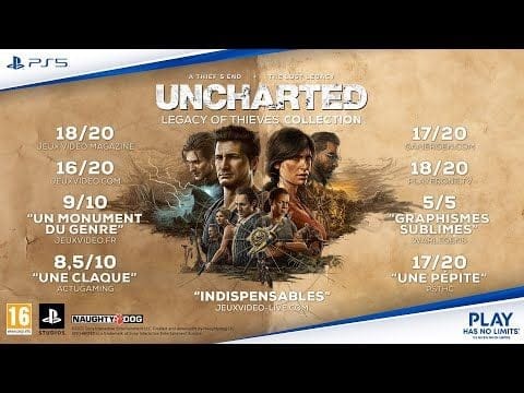 Uncharted: Legacy of Thieves Collection - Les avis de la presse | PS5