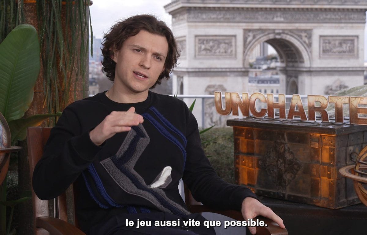 Uncharted : Tom Holland veut devenir un meilleur joueur