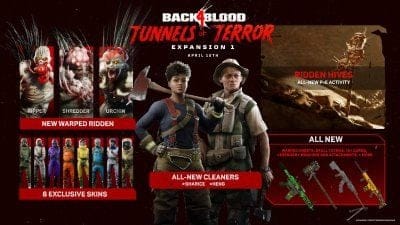 Back 4 Blood : date de sortie et premiers détails pour l'Extension 1, Tunnels de la Terreur