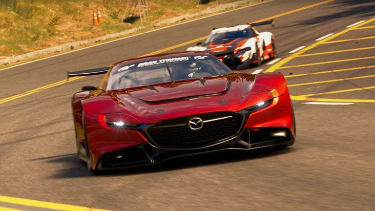 Gran Turismo 7 : Un distributeur de voitures géant en pleine ville