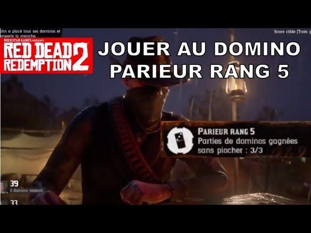 Technique Domino Défi Parieur Rang 5 - Red Dead Redemption 2 (PS4)